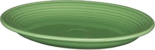 Fiesta® 11 5/8" Medium Oval Serving Platter – Durable Ceramic, Lead-Free, Dishwasher/Microwave/Oven Safe – Made in USA - Meadow