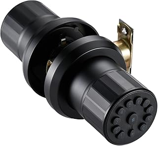 Keyless Entry Door Lock with Keypad, Smart Locks for Front Door and Interior Doors, Keypad Door Knob with HD Digital Backlight, Password, Mechanical Key, Smart Door Lock, Auto Lock, Metal Fuselage