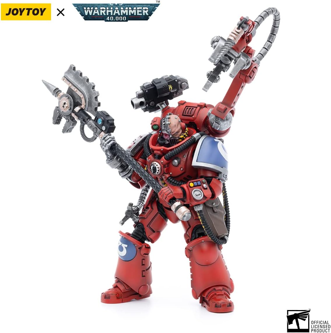 JOYTOY Warhammer 40K 1/18 Action Figure Ultramarines Primaris Techmarine Brother Tybestis Extreme Warrior Joy Toy Models