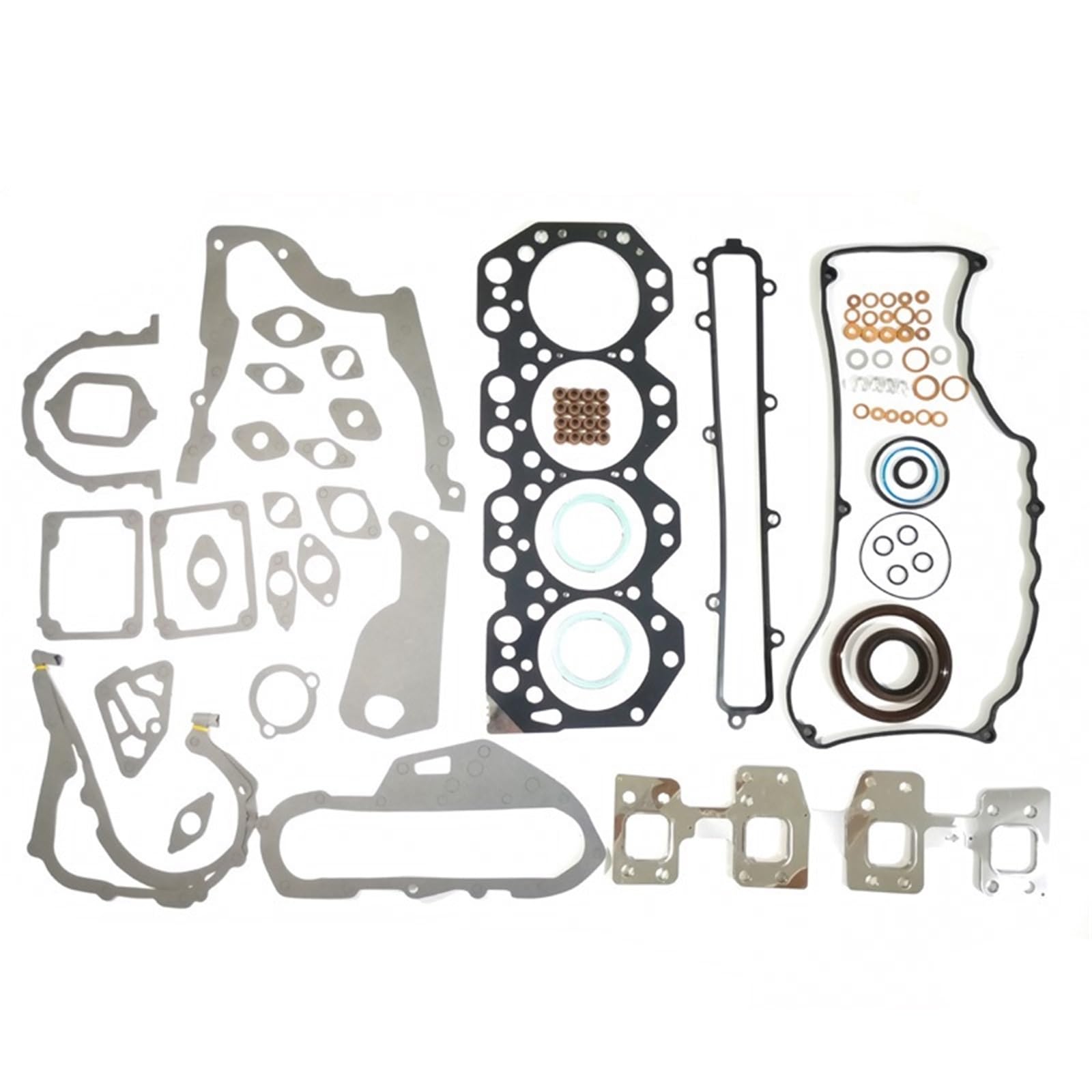 Kit revisione motore 15B 15B-FTE Adatto per TOYOTA MEGA CRUISER COASTER TD DYNA 200 4.1 16V Spessore motore testata cilindro in metallo 04111-58230 51019800 guarnizioni sfiato Motore