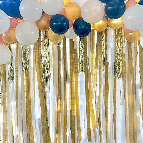 Coceca 6 Rolls 492Ft Gold Crepe Paper Streamers For Birthday Party Wedding Festival Party Decorations #TOP5