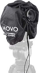 Capa de chuva de capa de chuva para câmera Movo CRC11 para câmeras DSLR e câmeras e lentes sem espelho (tamanho júnior: 11" x 14,5")