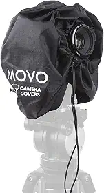 Capa de chuva de capa de chuva para câmera Movo CRC11 para câmeras DSLR e câmeras e lentes sem espelho (tamanho júnior: 11" x 14,5")