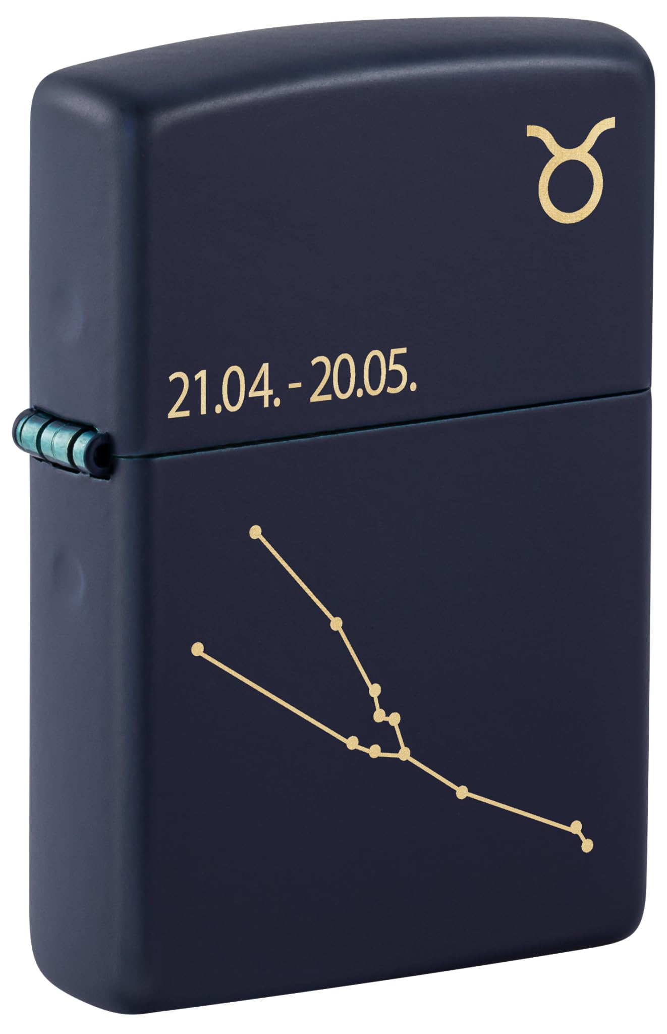 Briquet Tempête Zippo Bleu Marine Mat Gravure Laser Coupe-vent