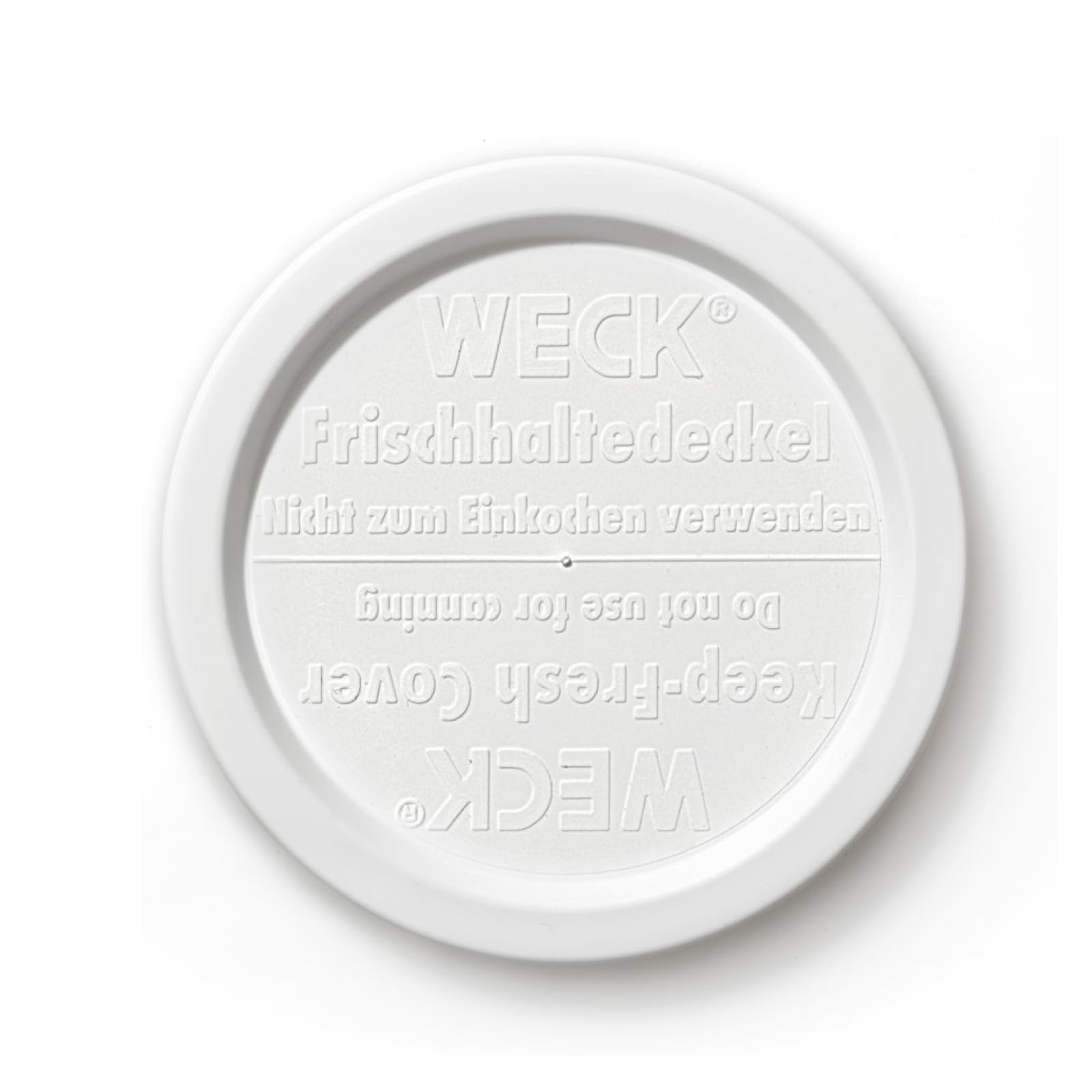 Weck - Lid 100 mm, 5 pieces, for preserving preserves, juices, for airtight storage of dry ingredients, jars