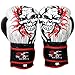 TIGON Leder Rindsleder Boxhandschuhe Gel Boxsack MMA Muay Kick Thai Grappling Pads Stanz Sparring Handschuh UFC