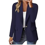 Women&apos;s Casual Blazers Open Front Long Sleeve Work Office Suit Jackets Blazer Business Casual Outfits