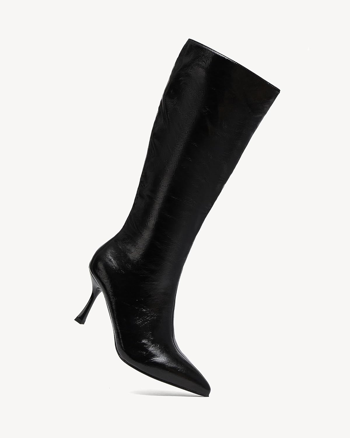 NEWBELLA Women's Knee High Boots Stiletto Heel Boots for Daily Wear