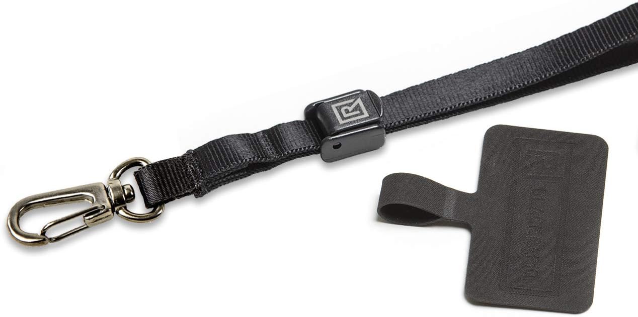 BLACKRAPID Wander-Lanyard Set for Smartphone, 17.5" (35" in a Loop) Neck Strap with Tether Tab