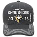 OuterStuff NHL Pittsburgh Penguins Boys Stanley Cup Champ 2016 Snapback, Grey, 1 Size