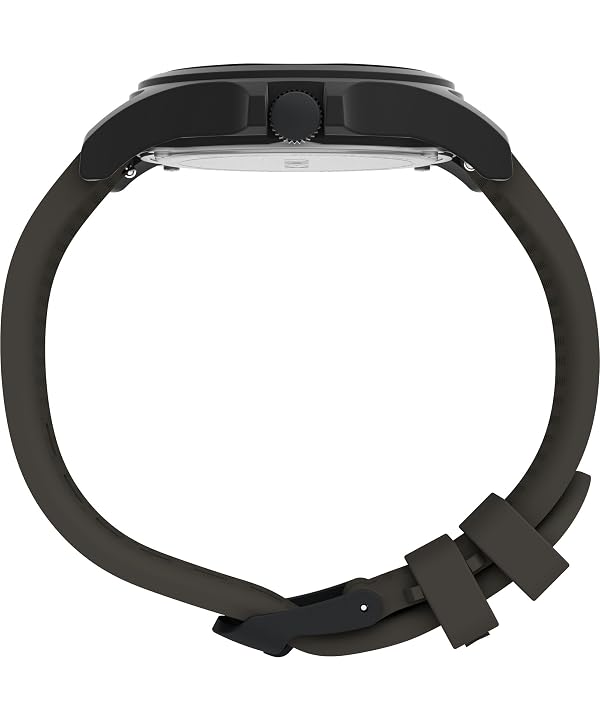 Timex Men's Expedition Acadia 40mm Watch - Gunmetal Strap Green Dial Black Case by Timex - Used condition - Image 2