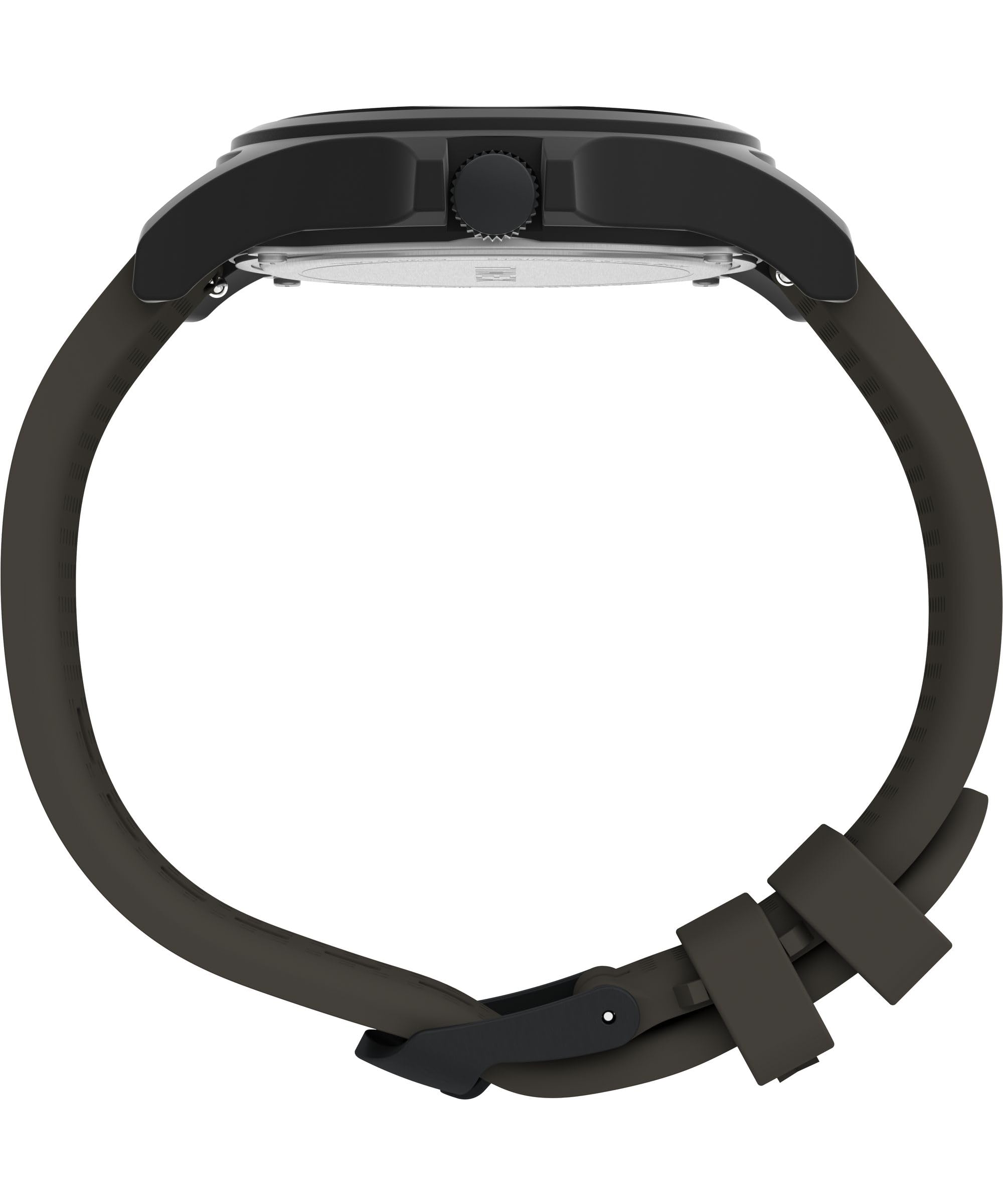 Timex TW4B08100 Expedition Acadia Montre pour Homme avec Bracelet en Cuir et Nylon Noir