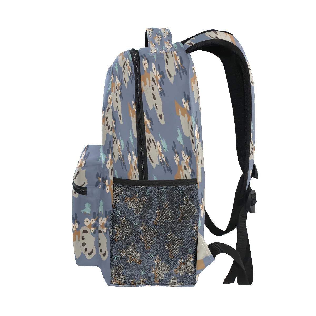 Mochila personalizada para niños y niñas, lindo caballo con flores de cuento de hadas personalizado nombre estudiante bolsa para escuela primaria, #10, talla única