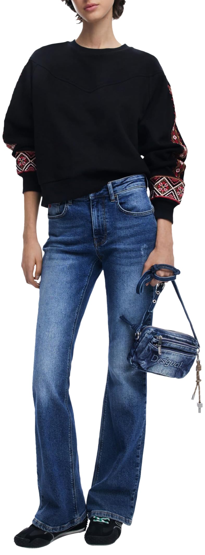 Desigual Mone_Half Log, 5053 Denim Medium Wash, U