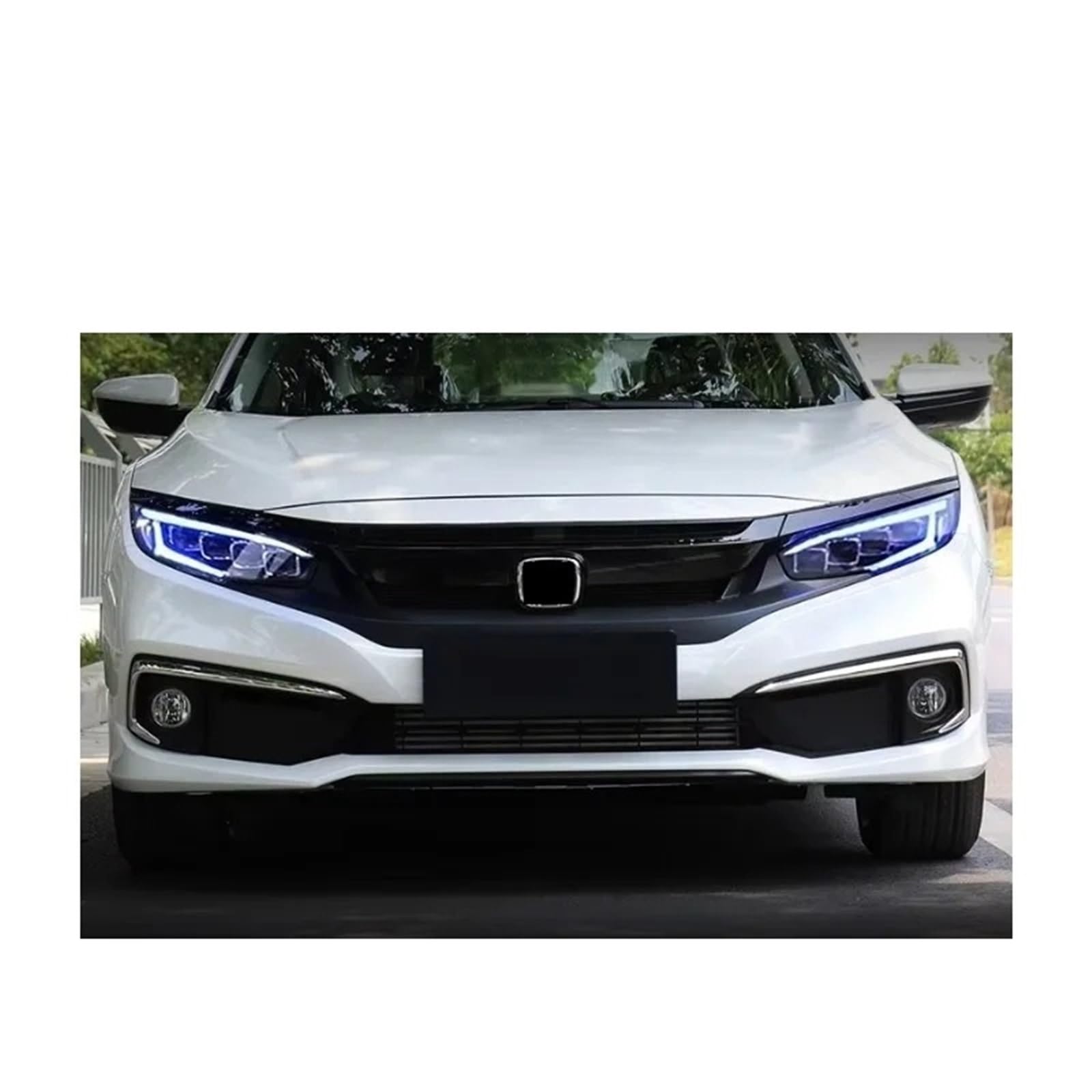 Faro Anteriore per Auto per Honda Civic di Decima Generazione 2016-2021 Faro proiettore Luce Diurna Accessori automobilistici Luci per Auto Gruppo Ottico per Auto