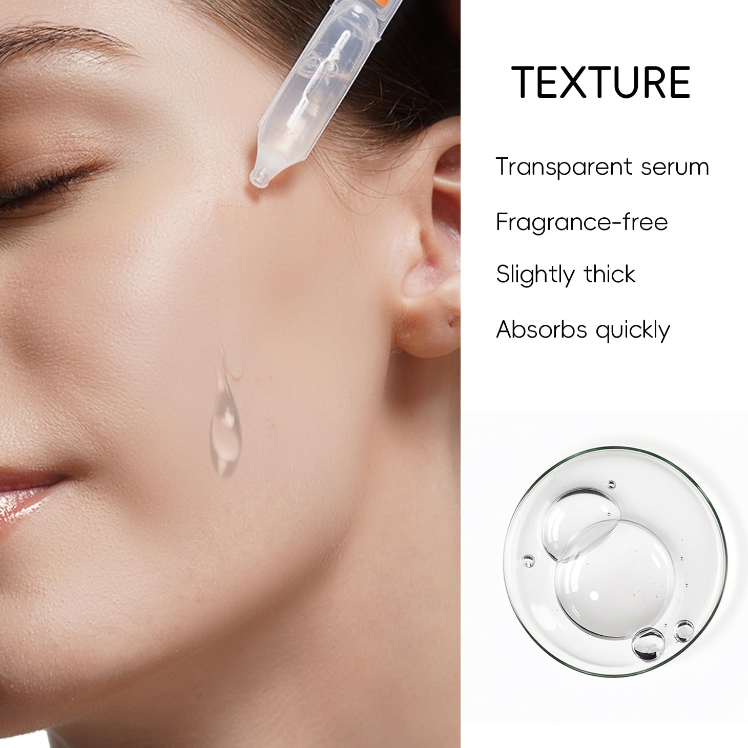7D Hyaluronic Acid Plump Face Serum For Wrinkle Filler Single Use,Anti-Aging,Reduce Finelines,Dewy Face,Skin Elasticity-13 Types HA all day hydration