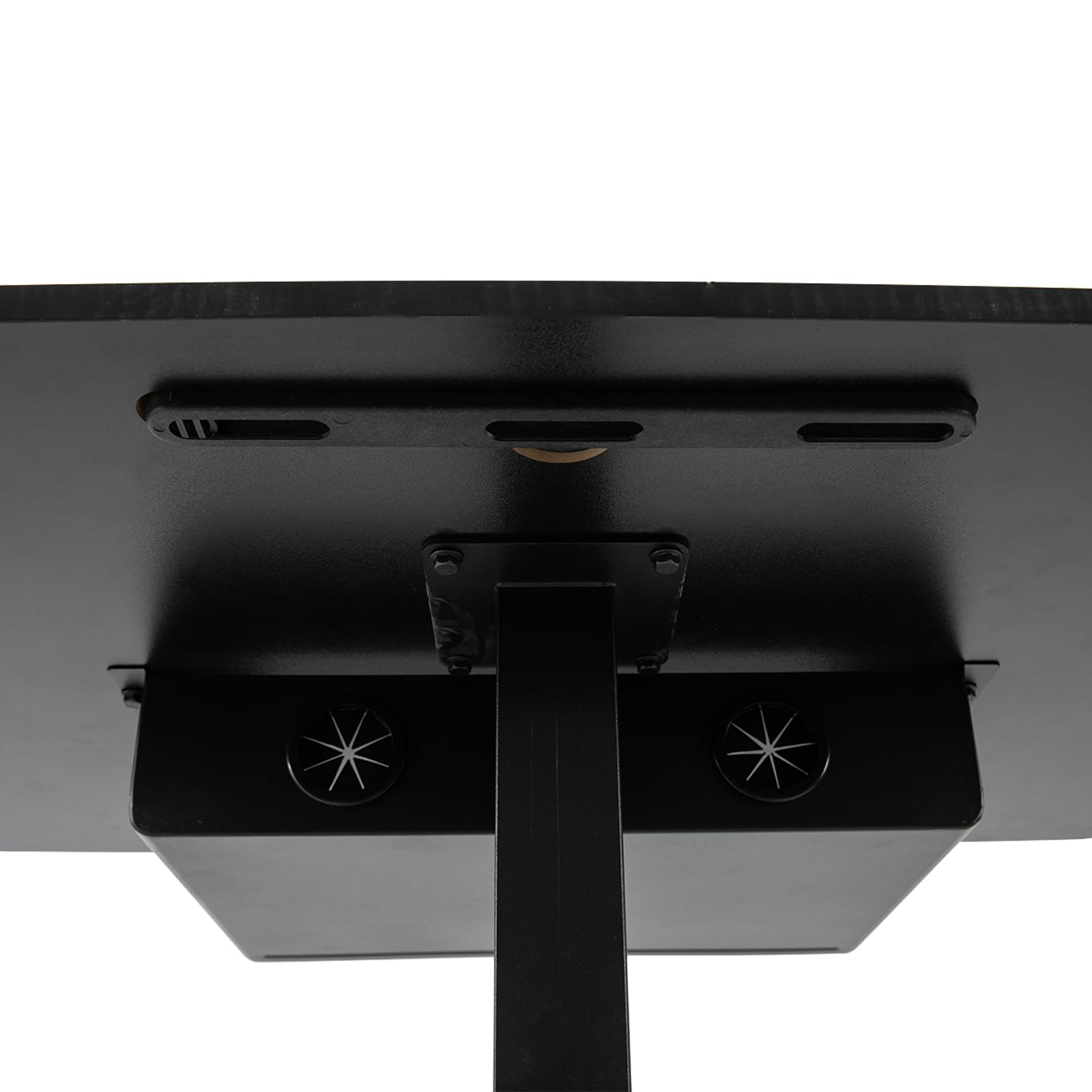 Bitodd Mobile Standing Desk Foot Pedal Rolling Desk with Adjustable Heigh Large Storage Adjustable Laptop Desk with 4 — view 6