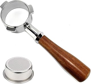 Porte-filtre Sans Fond 54 MM, Porte-filtre nu en Acier Inoxydable Pour Machine à Expresso Pour Breville 870/875/878/880 Avec Filtre à Panier