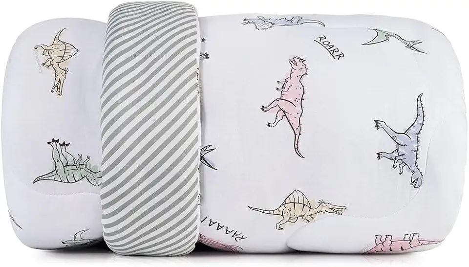 Edredom Mundo Kids Malha antim - Rugidino - Solteiro