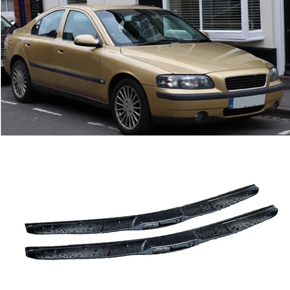 Essuie glace avant pour Volvo S60 pare-brise sans traces brosses de pluie de qualité