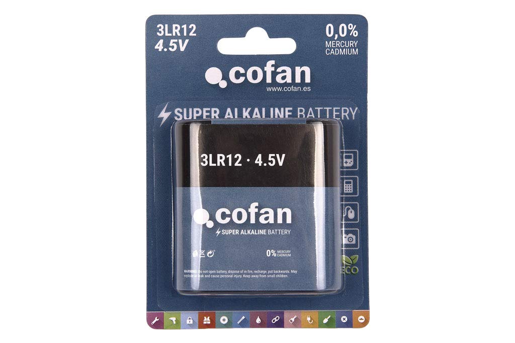 BLISTER 1 PILA ALKALINA 3LR12/4,5V - Unid: 9