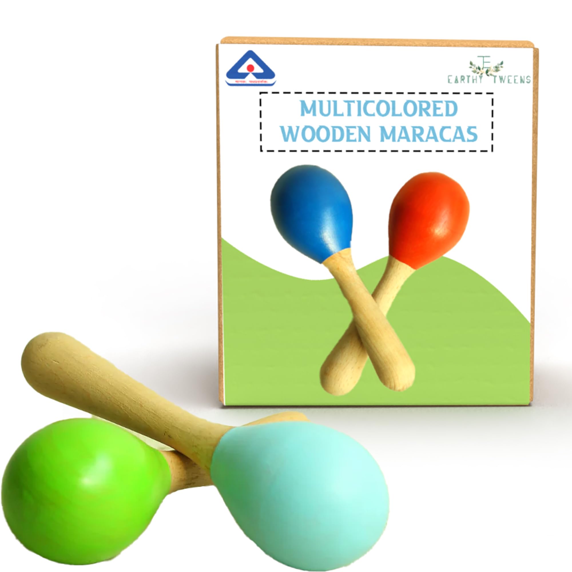 Earthytweens Wooden Maracas Set|Open Ended Toys For Toddlers(2 Years +)|Shaker For Sensory Development|Eco-Friendly Materials|Sustainable&Non-Toxic(2 Pieces) (B0C5MVJRXF) Amazon Price History, Amazon Price Tracker
