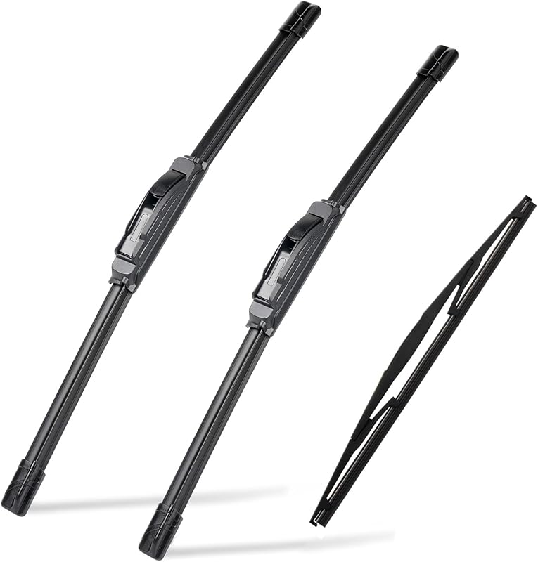 Palhetas do limpador de para-brisa dianteiro NETRSR para Ford Expedition 2018 a 2023 – 22"/22"/11", kit com 3