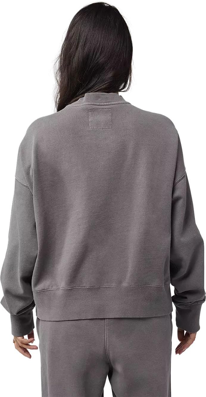 Fox Racing Women's W Wordmark Oversized Fleece Crew