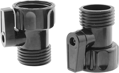 Miniatura 2 de Válvula de cierre de manguera de jardín de plástico de 3/4 pulgadas DGZZI 4PCS 3/4 pulgadas manguera de agua válvula de cierre, válvula de bola de