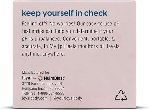 Miniatura 2 de Loyal in My PH EELS Tiras de prueba de pH femenino 3-5.5  Monitorea los niveles de pH  Resultados en segundos  Apoya la rutina de autocuidado (100