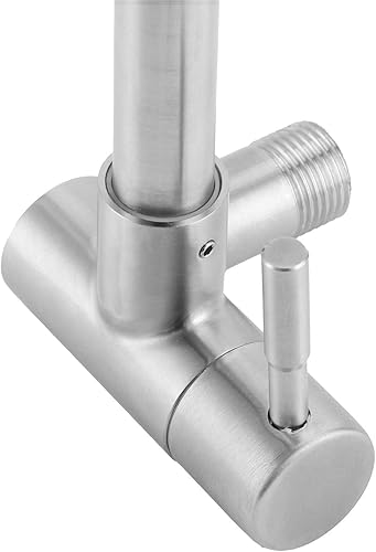 Miniatura 8 de Pilipane Grifo de cocina, montado en la pared 360 giratorio, acero inoxidable, cromo cepillado, plata