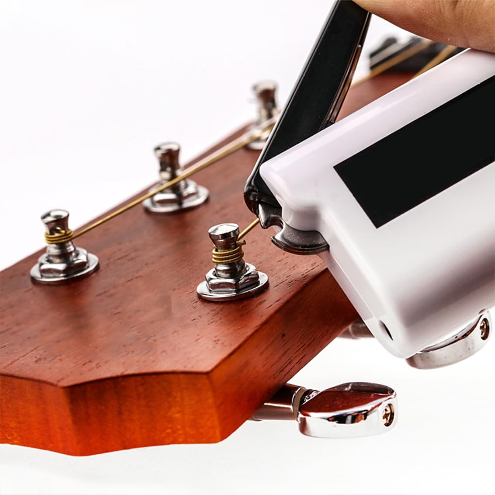3 set di avvolgicorde per chitarra strumento di manutenzione efficiente ricaricabile elettrico corde avvolgimento dispositivo strumento musicale accessorio bianco