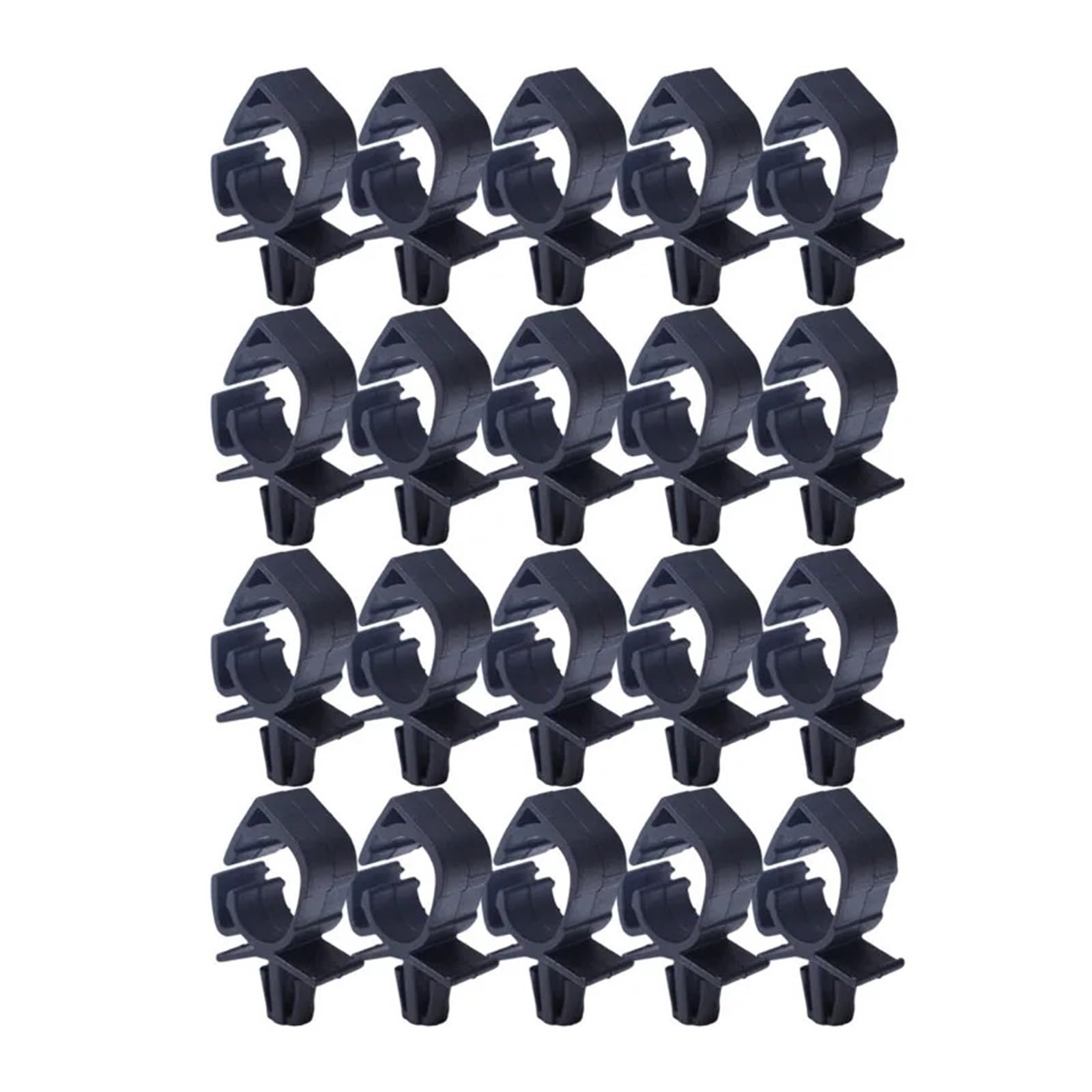 Dpnentv 20Pcs Car Wiring Harness Cable Ties Manager Route Clamp Fixed Retainer Clip(20Pcs)