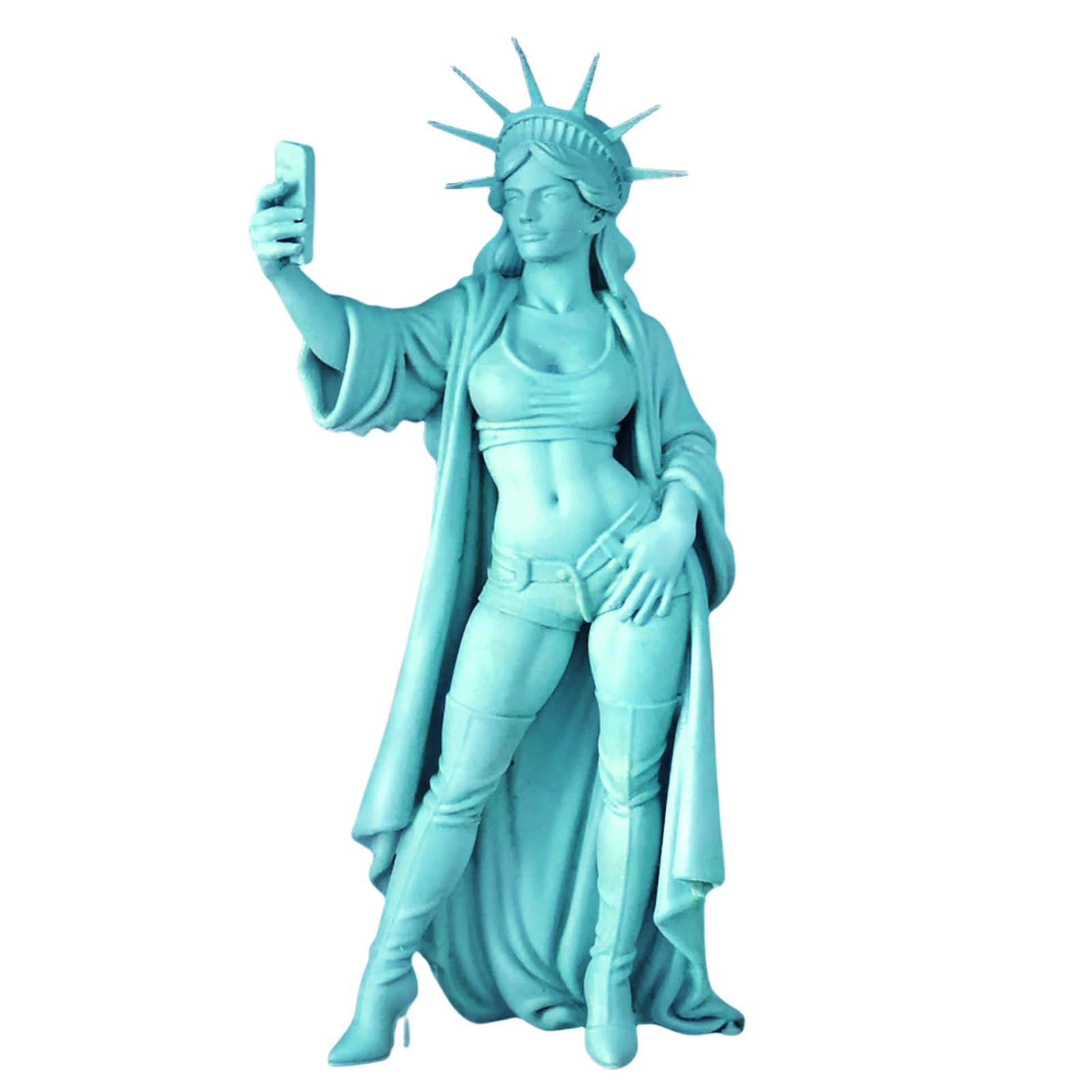 Maxtonser Statue Of Selfie Sculpture 250th Anniversary Patriotics Decors Collectible Ornament For History Enthusiasts