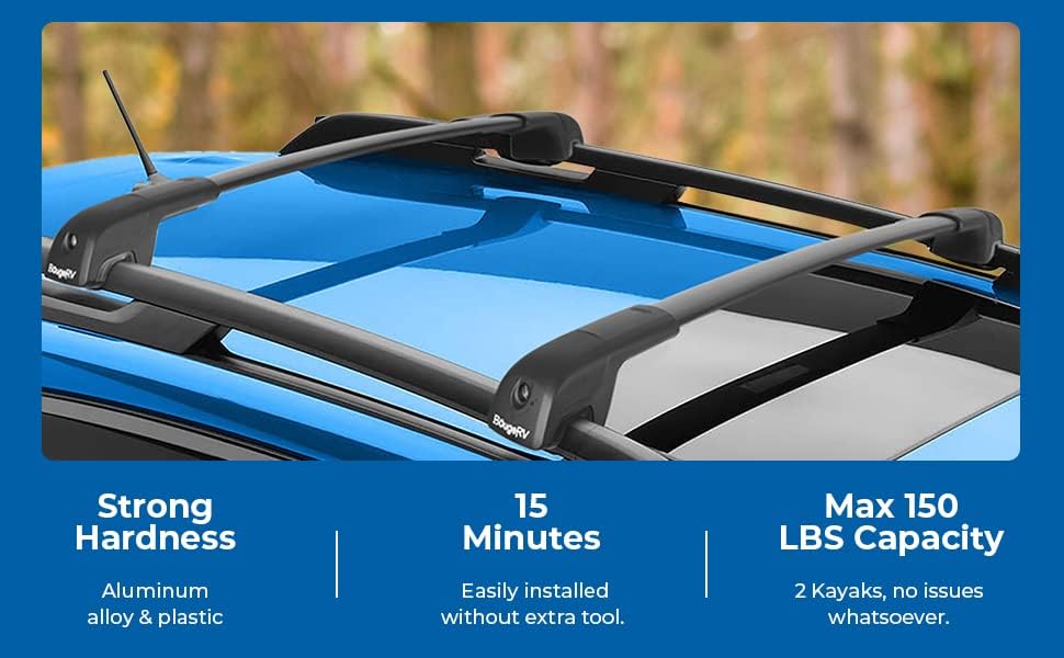 BougeRV Car Roof Rack Cross Bars Compatible with Subaru Forester 2014