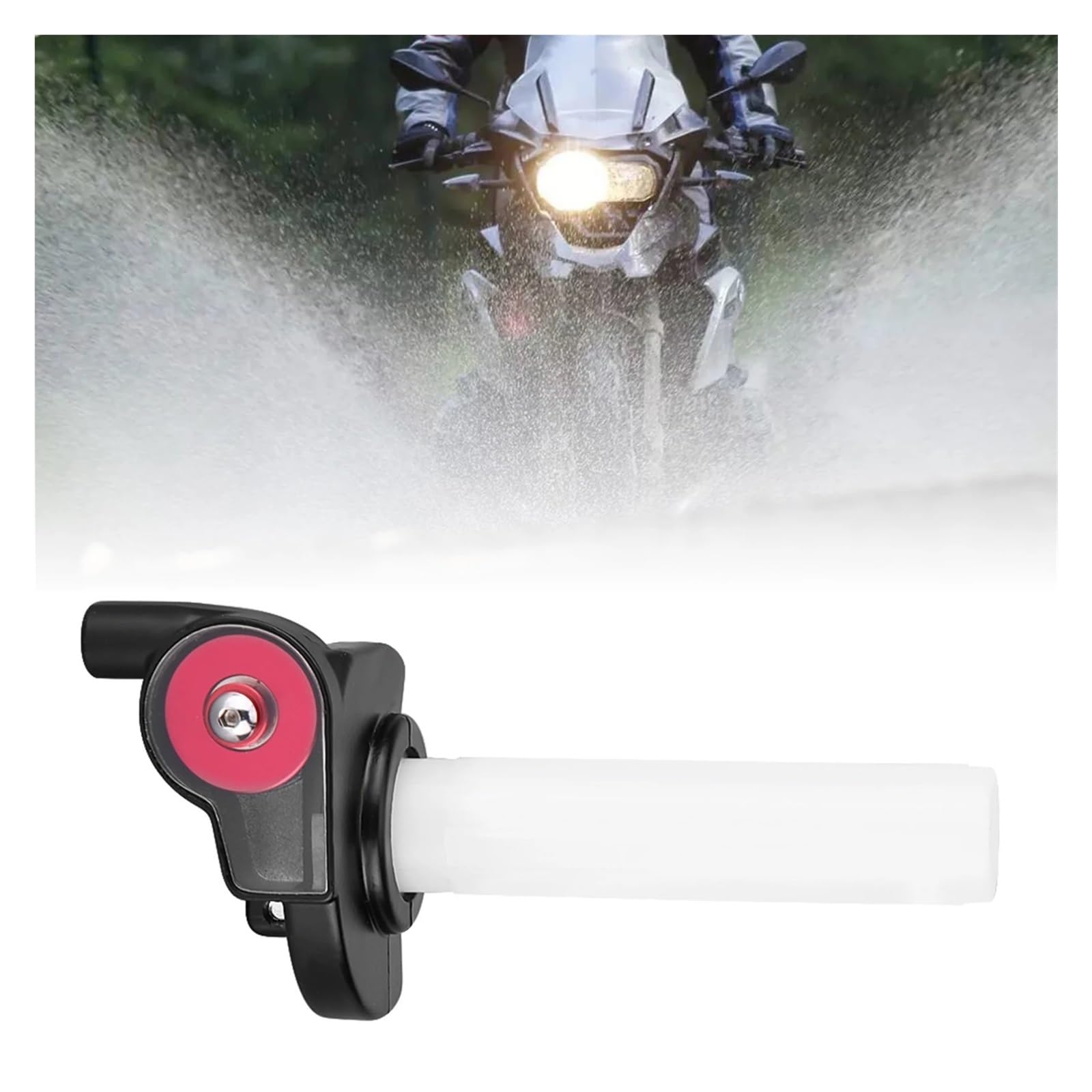 Manetka Gazu Do Motocykla 22 Mm, Wizualna, Obrotowa, Pasująca ATV O Pojemności 50–160 Cm3 Osłona na kierownicę motocykla