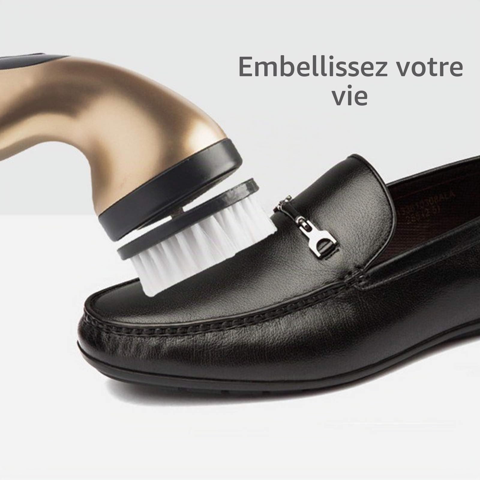 Kit de cirage de chaussures électrique portable - Nettoyeur de poussière, lave-chaussures pour chaussures en cuir