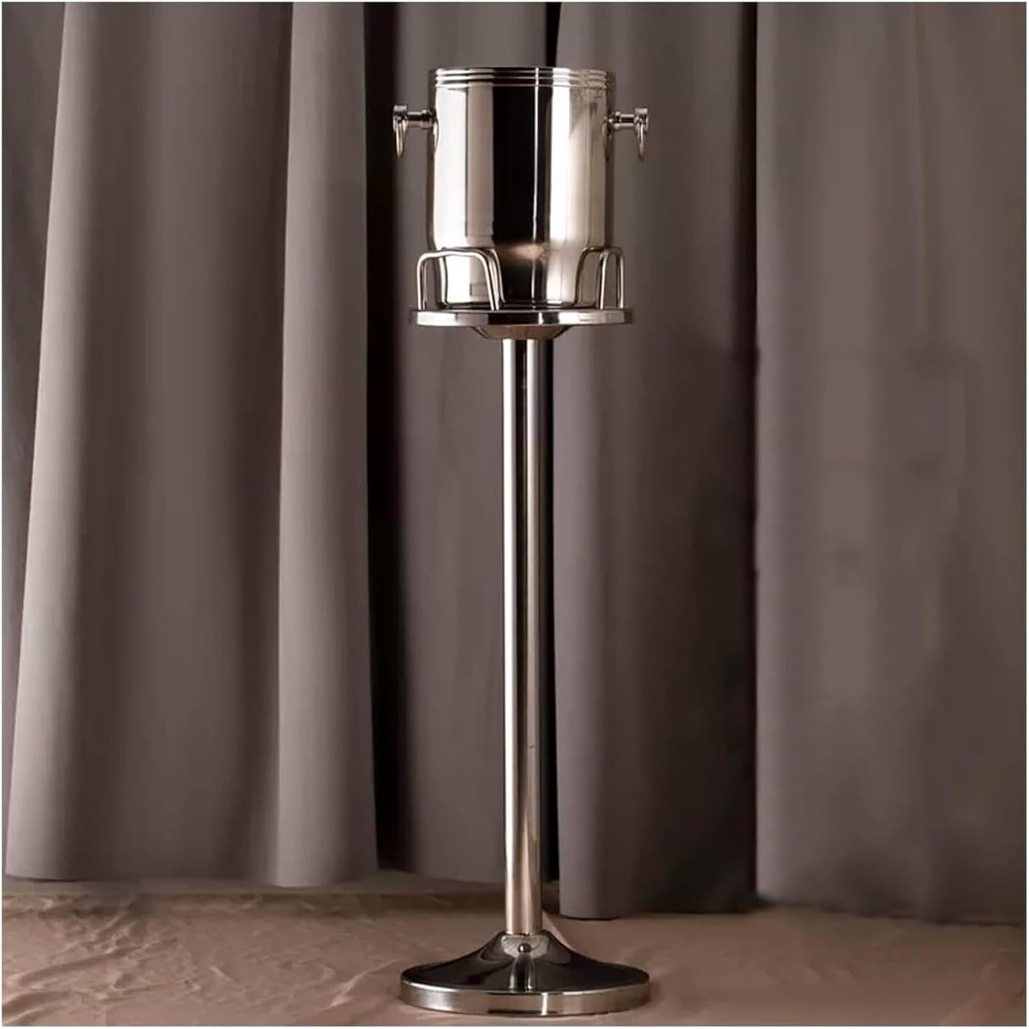 Ice Bucket with Stand， Wine Bucket on Stand Champagne Ice for Beer KTV Club Bar BBQ Party Wedding