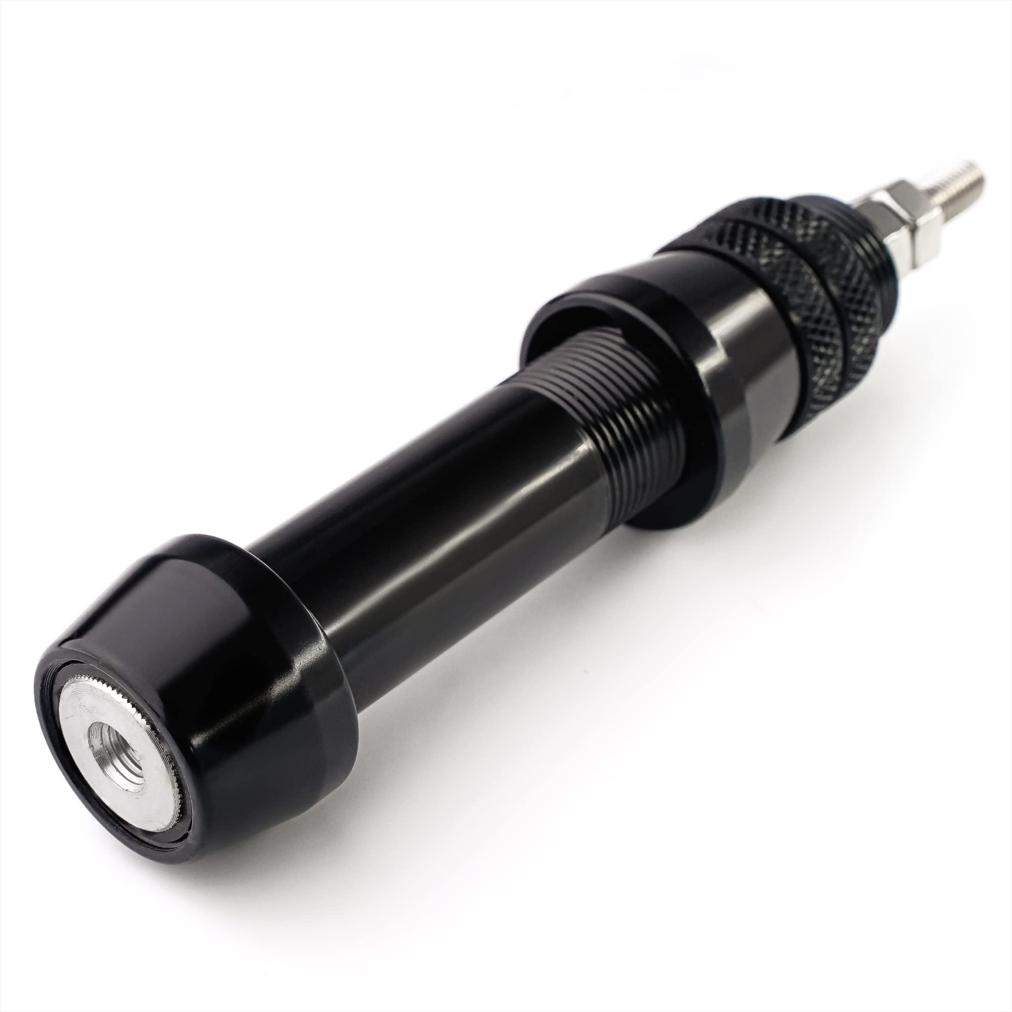 Bowfishing Reel Mount Archery Fishing Reel Seat Aluminum Anchor Holder for Compound and Recurve Bow with Stabilizer Mounting Hole