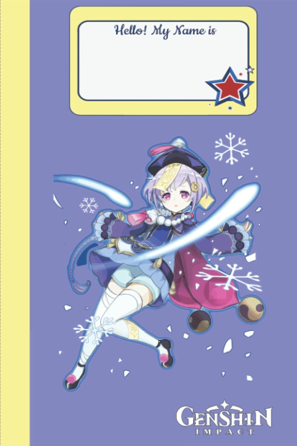 Genshin Impact Book: Notebook: zhongl | klee | childe | diona | amber | lisa | noelle... Diary For student, kids, children, school ... 6x9 inches (114 Pages)