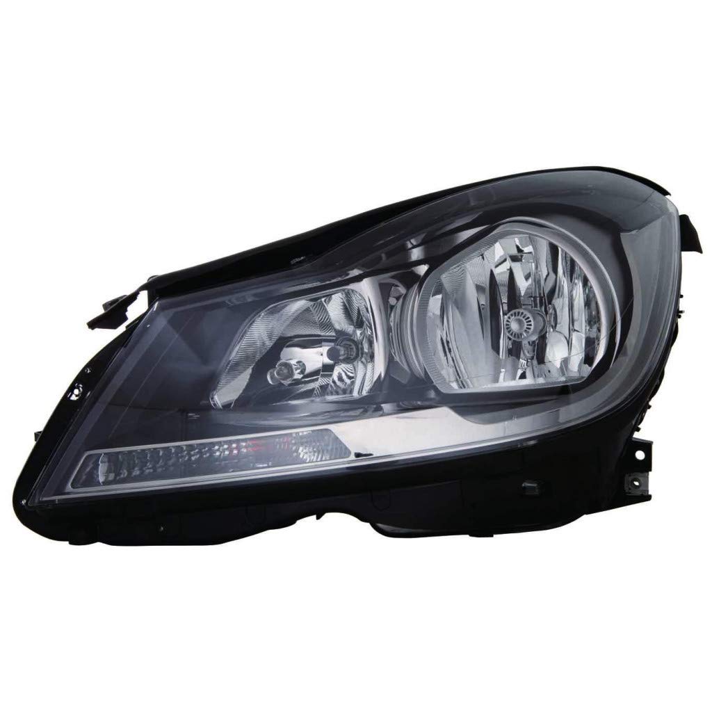 For Mercedes-Benz C250 / C350 / C63 AMG Coupe Headlight Assembly 2012-2015 Driver Side | Halogen | B