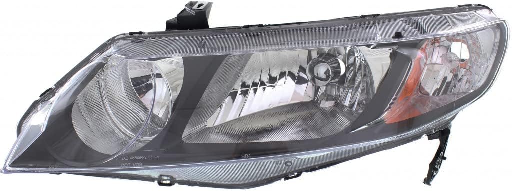 For Honda Civic Headlight Assembly 2006 07 08 09 10 2011 Driver Side Hybrid HO2502127 | 33151-SNC-A01