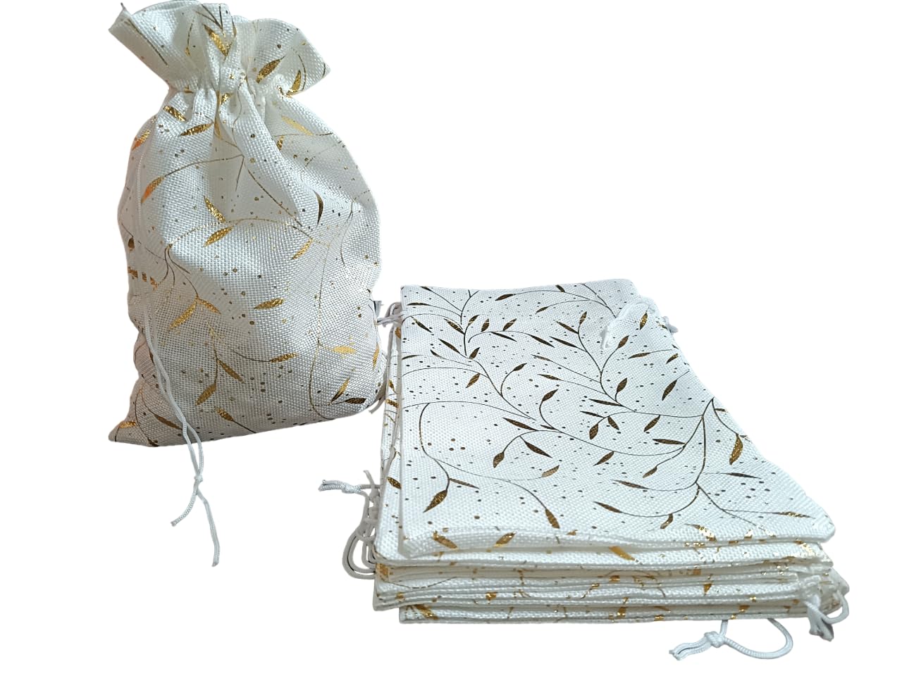 Just Flowers 12Inch X 8Inch Jute Beige Potli Bags Large Size, Jute Bags For Shagun Gifts, Return Gifts, Dry Fruits, Wedding Women Gift Packing (Barfi Deign Print Jute Pouches, Pack Of 10) (B0CDHC5Q2N) Amazon Price History, Amazon Price Tracker
