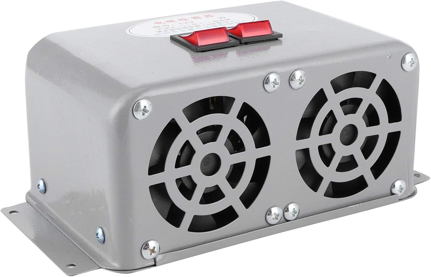 Riscaldatore per Auto Compatto Portatile 12V, 3 Fori 400W‑600W Riscaldamento Rapido Invernale Riscaldatore Antigelo a Basso Rumore