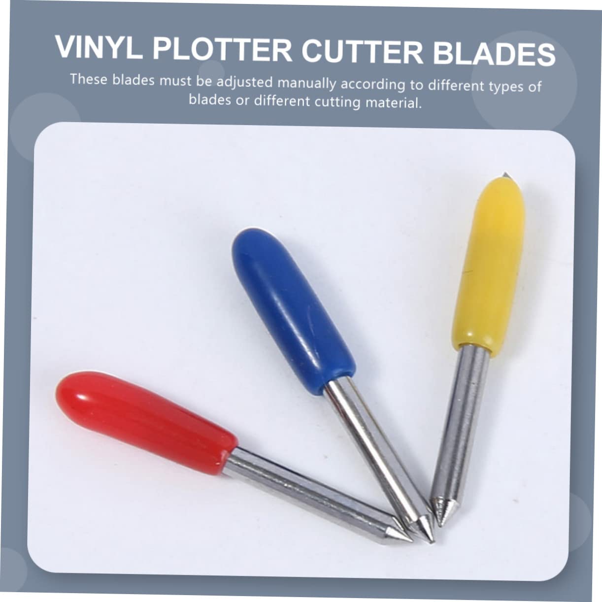 250pièces Lames De Remplacement pour Cutter Vinyle Compatible avec Divers Modèles pour Découpes Précises sur Matériaux Fins