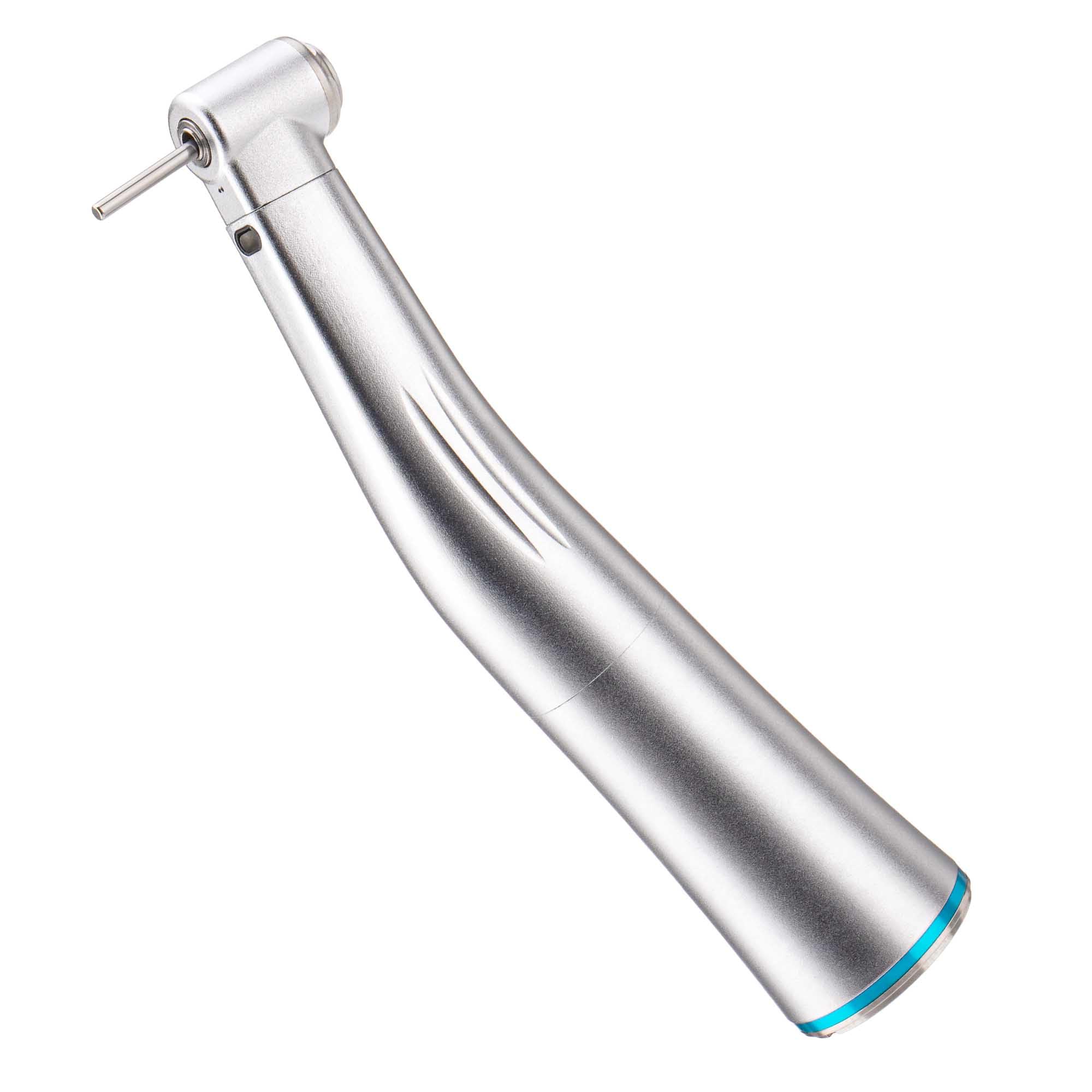 4E 4E's USA Electric 1:1 Low Speed Handpiece: Contra Angle | Fiber-Optic LED Light | E-Type Connector & Inner Water Spray | Max. Speed 40,000 RPM | ø2.35mm CA Burs Supported | 510(K) Approved