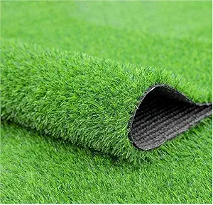 F2L 35mm Artificial Grass Mat for Balcony | Green Lawn Floor Carpet for Outdoor and Indoor | Living Room and Garden Decorations Items | Waterproof Turf Mats for Terrace (2x4 Ft, Washable, Anti Skid)