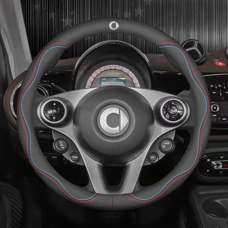 Coprivolante Per Smart 450 City Coupe Fortwo 2005-2007 | Pelle Antiscivolo | Traspirante E Confortevole
