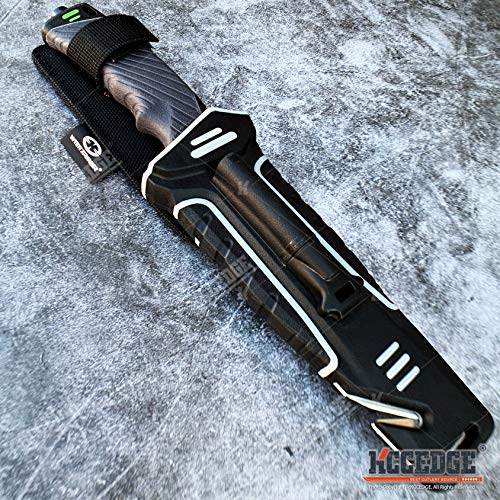 Tactical Knife Hunting Knife Survival Knife 9.5\" D2 Steel Outdoor Survival Fixed Blade Knife Fire Starter Cord Cutter Knife Sharpener Camping Accessories Camping Gear Survival Gear Tactical Gear 79729 - Thumbnail 2