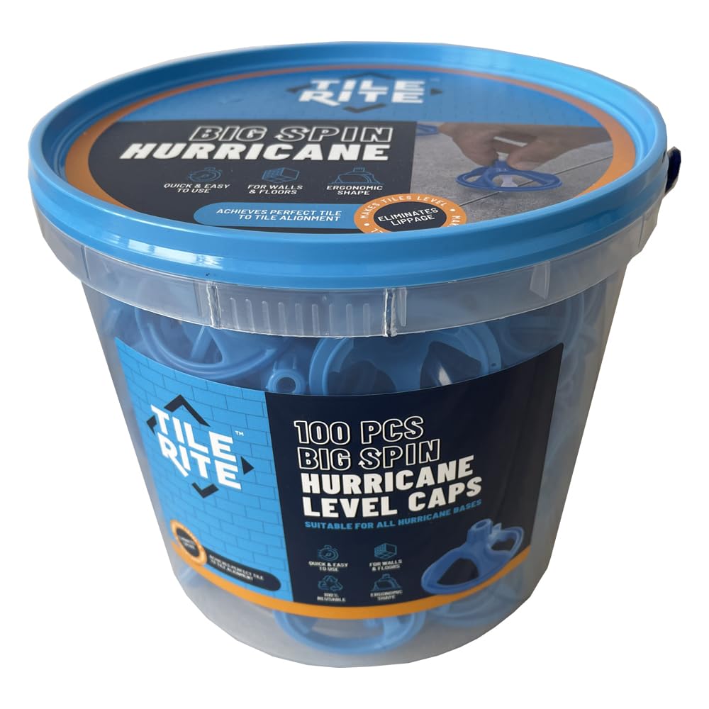 Tile Rite Big Spin Hurricane Level Caps - Pack of 100